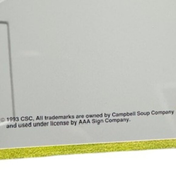 🌟 Vintage 1993 Campbell’s “My Valentine” Metal Sign – Great Condition - Picture 4 of 5